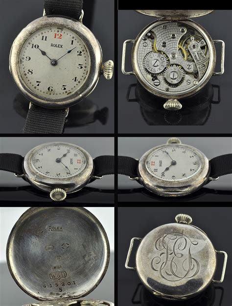 rolex sterling silver watch